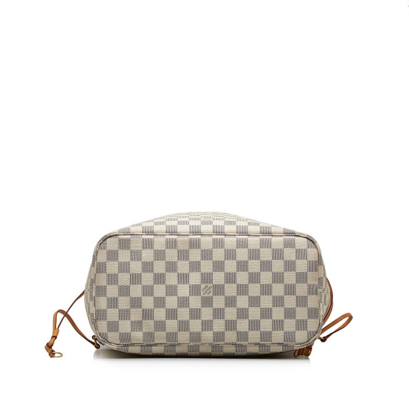 LOUIS VUITTON Damier Azur Neverfull MM Tote Bag - Logoexplore - Image 4