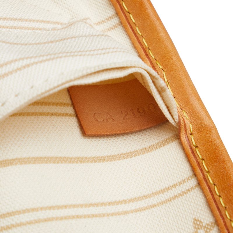 LOUIS VUITTON Damier Azur Neverfull MM Tote Bag - Logoexplore - Image 8