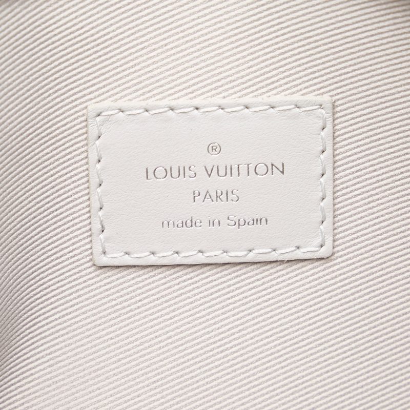 Louis Vuitton Double Flat Bag White Logo Story Monogram Canvas - Logoexplore - Image 7