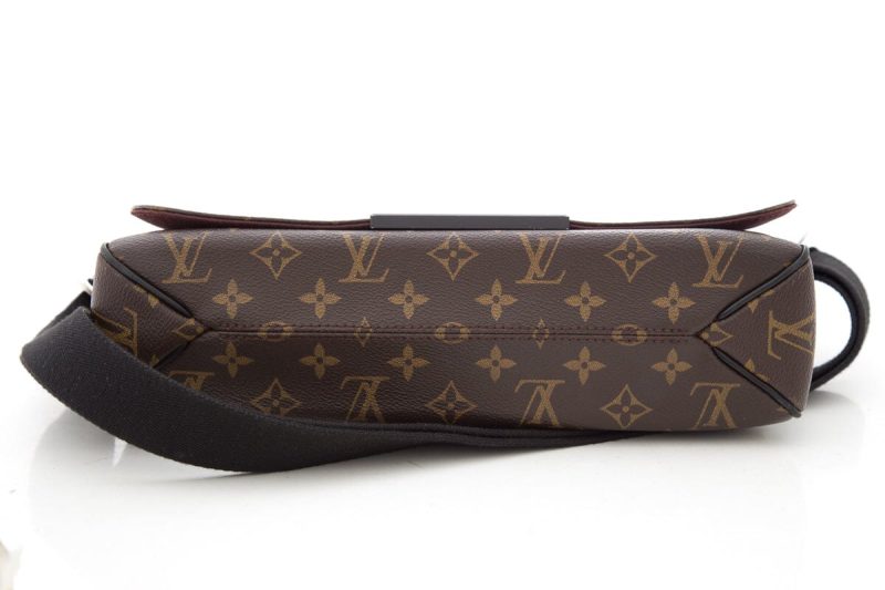 Louis Vuitton Brown & Black Monogram Messenger Bag - Logoexplore - Image 5