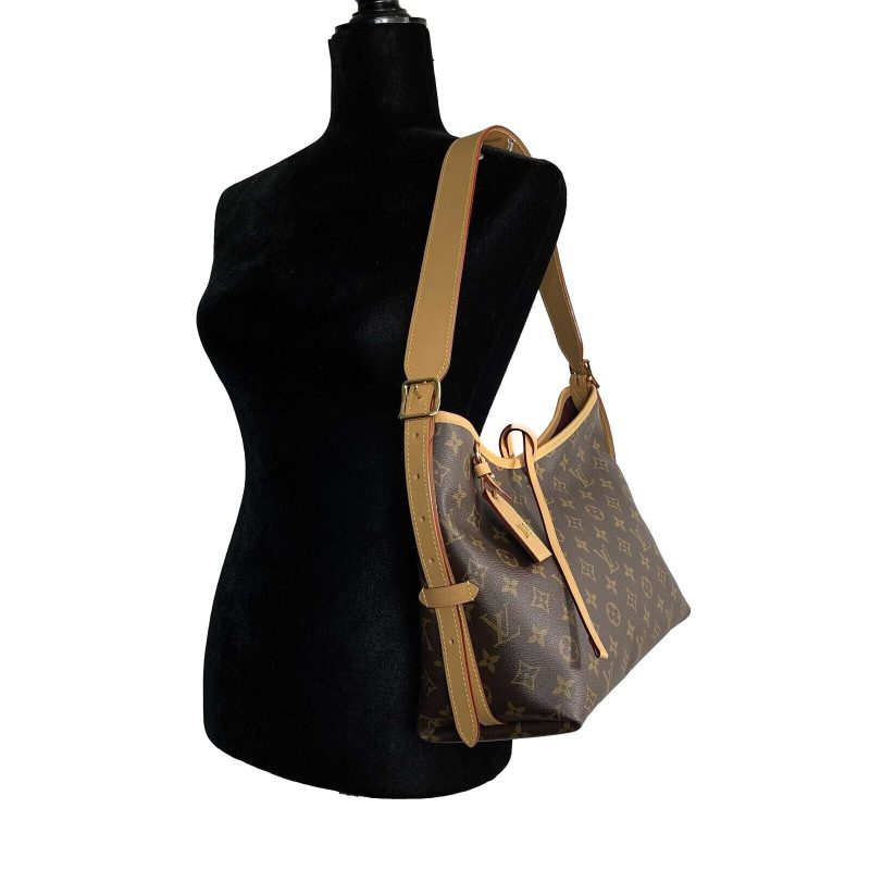 LOUIS VUITTON CarryAll Hobo Monogram Canvas PM Handbag - Logoexplore - Image 2