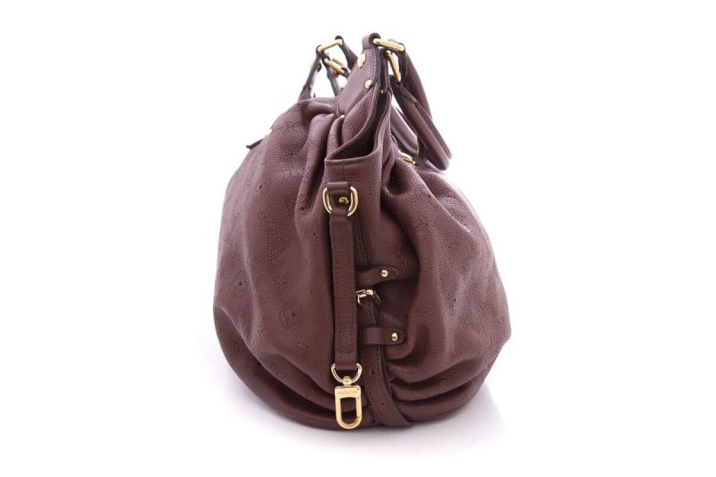 Louis Vuitton Brown Leather Monogram Mahina Hobo Handbag - Logoexplore - Image 4
