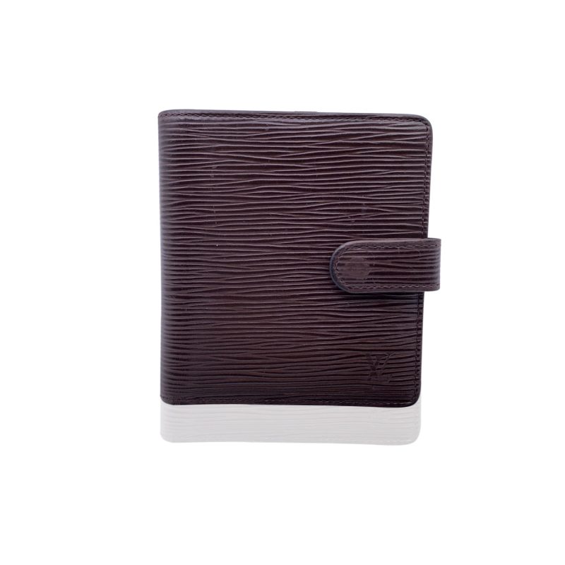 LOUIS VUITTON Brown Epi Leather Compact Wallet Coin Purse - Logoexplore
