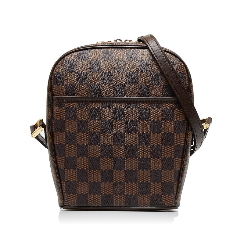 LOUIS VUITTON Damier Ebene Ipanema PM Crossbody Bag - Logoexplore