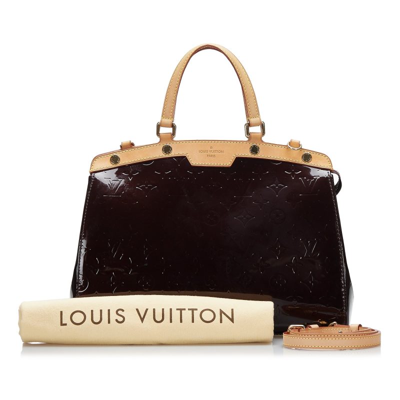 Louis Vuitton Brea MM Purple Monogram Vernis - Logoexplore