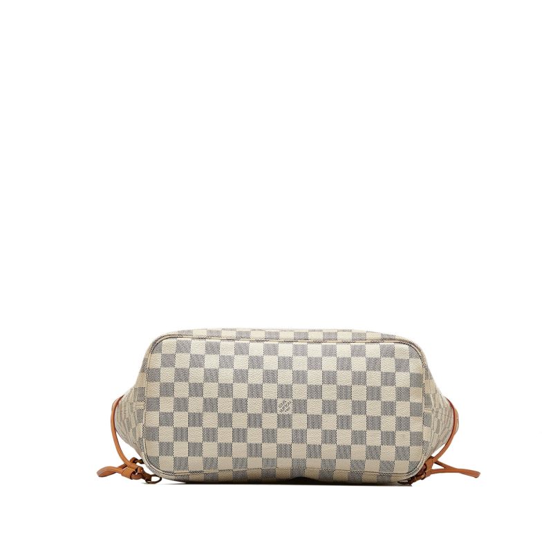 LOUIS VUITTON Damier Azur Neverfull MM Tote Bag - Logoexplore - Image 4