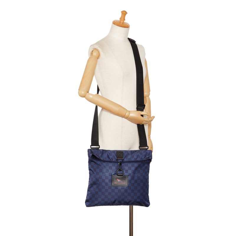 LOUIS VUITTON Damier Nylon LV Cup Alize Crossbody Bag - Logoexplore - Image 10