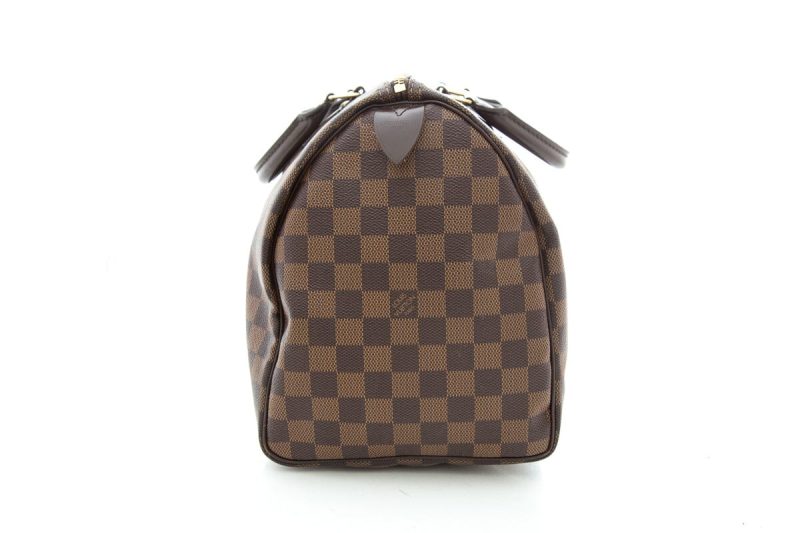 Louis Vuitton Brown Speedy NM 35 Damier Handbag - Logoexplore - Image 4