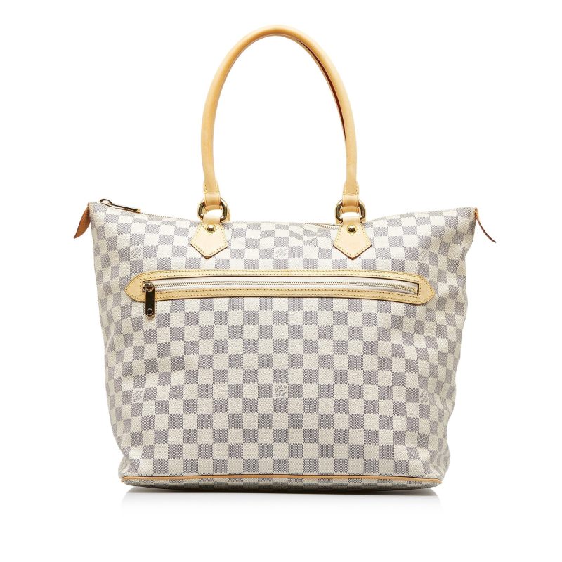 LOUIS VUITTON Damier Azur Saleya GM Tote Bag - Logoexplore