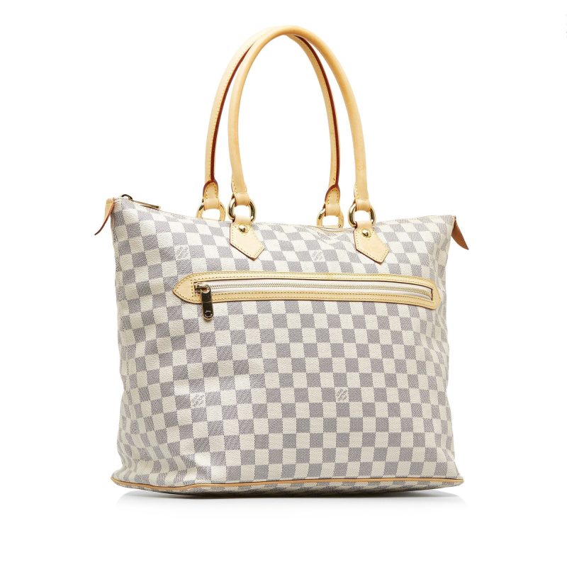 LOUIS VUITTON Damier Azur Saleya GM Tote Bag - Logoexplore - Image 2
