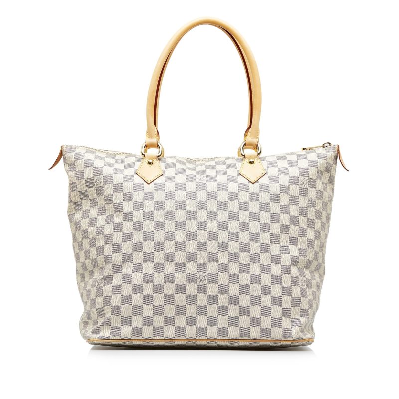 LOUIS VUITTON Damier Azur Saleya GM Tote Bag - Logoexplore - Image 3