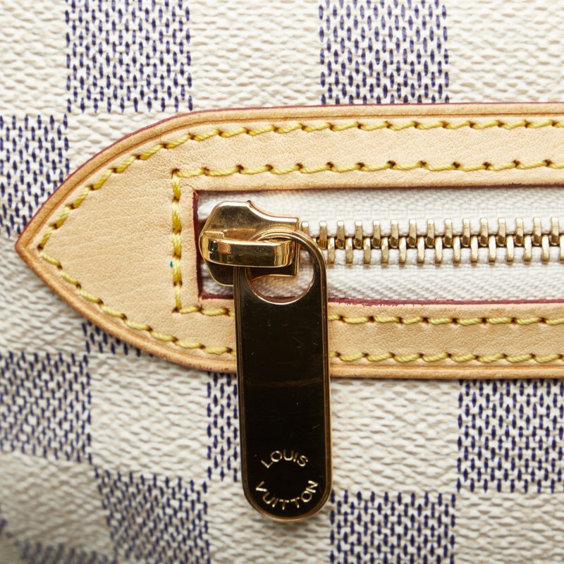 LOUIS VUITTON Damier Azur Saleya GM Tote Bag - Logoexplore - Image 8
