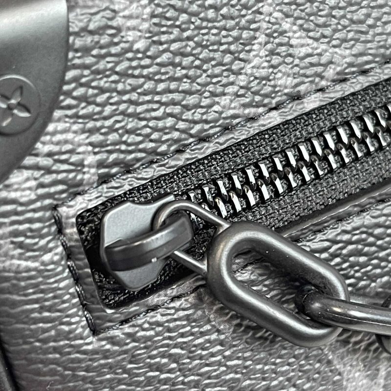 LOUIS VUITTON Excellent Mini Soft Trunk Monogram Eclipse Black Handbag - Logoexplore - Image 5
