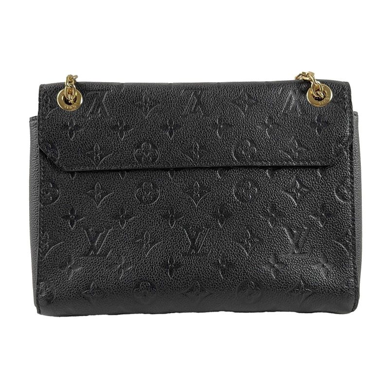 LOUIS VUITTON Excellent Monogram Empreinte Vavin PM Black Handbag - Logoexplore - Image 3