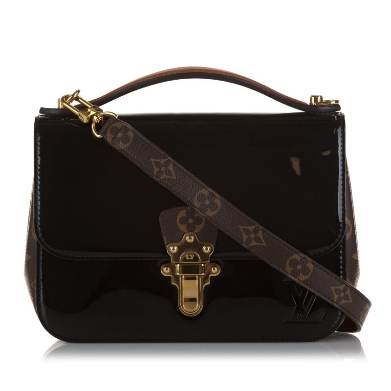 Louis Vuitton Cherrywood PM Black Vernis Miroir - Logoexplore