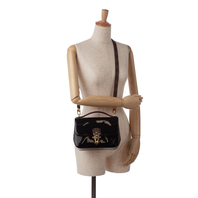 Louis Vuitton Cherrywood PM Black Vernis Miroir - Logoexplore - Image 5