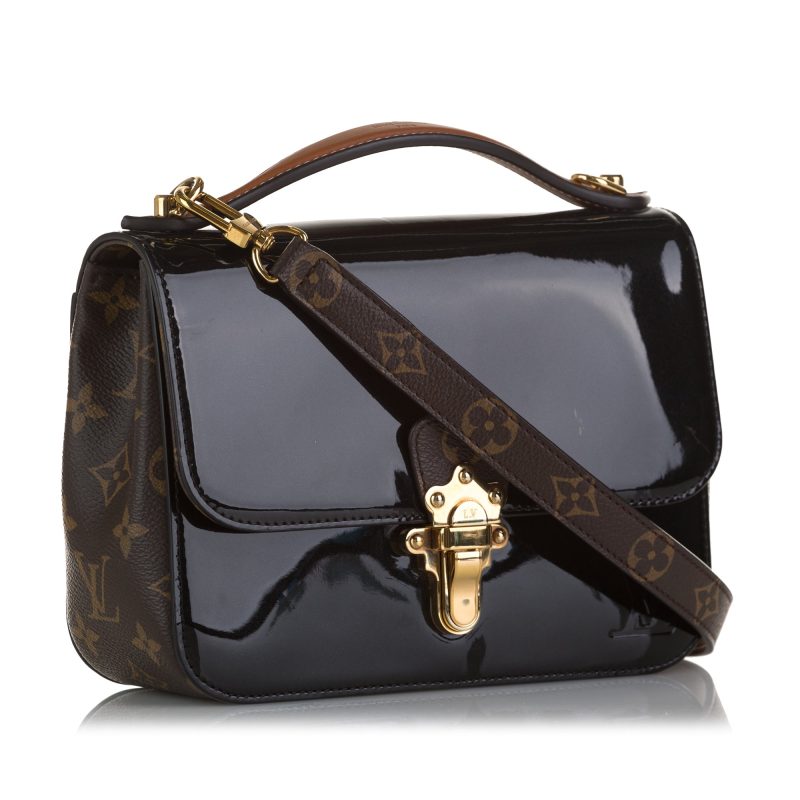 Louis Vuitton Cherrywood PM Black Vernis Miroir - Logoexplore - Image 2