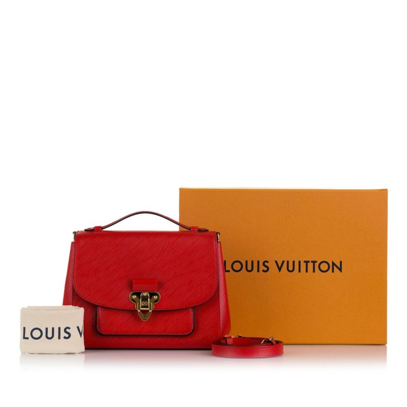 Louis Vuitton Boccador Red Epi - Logoexplore