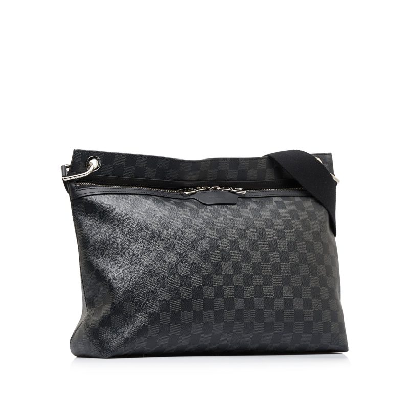 LOUIS VUITTON Damier Graphite Hunter Crossbody Bag - Logoexplore - Image 2