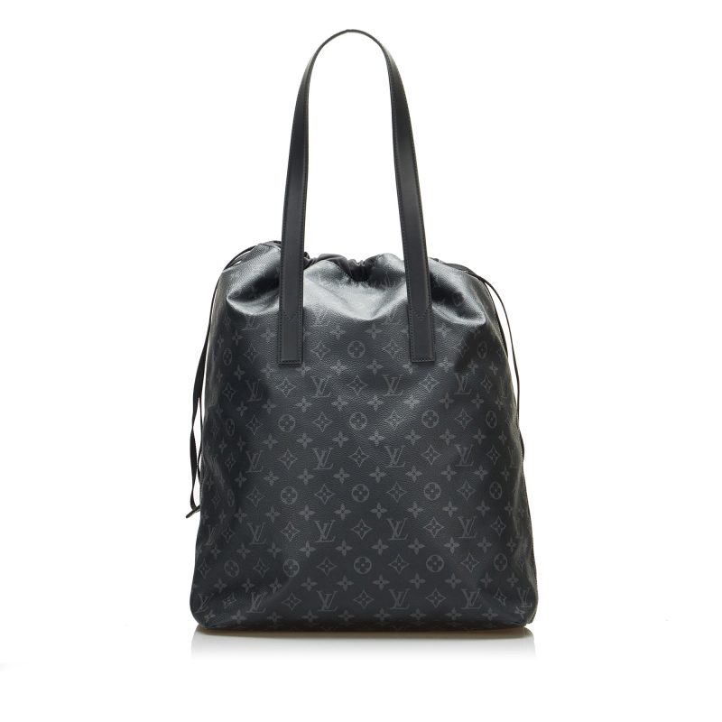 Louis Vuitton Cabas Light Black Monogram Eclipse Canvas - Logoexplore