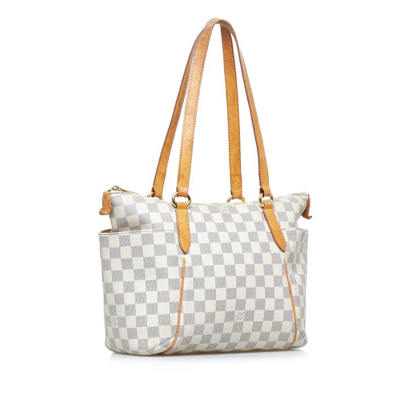 LOUIS VUITTON Damier Azur Totally PM Tote Bag - Logoexplore - Image 2