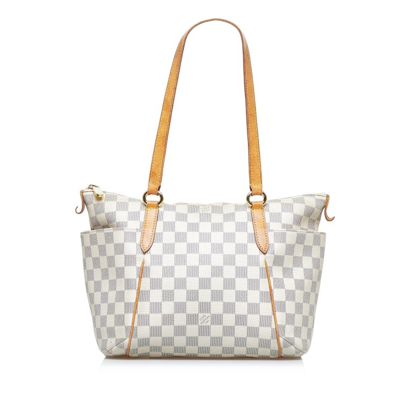 LOUIS VUITTON Damier Azur Totally PM Tote Bag - Logoexplore - Image 3
