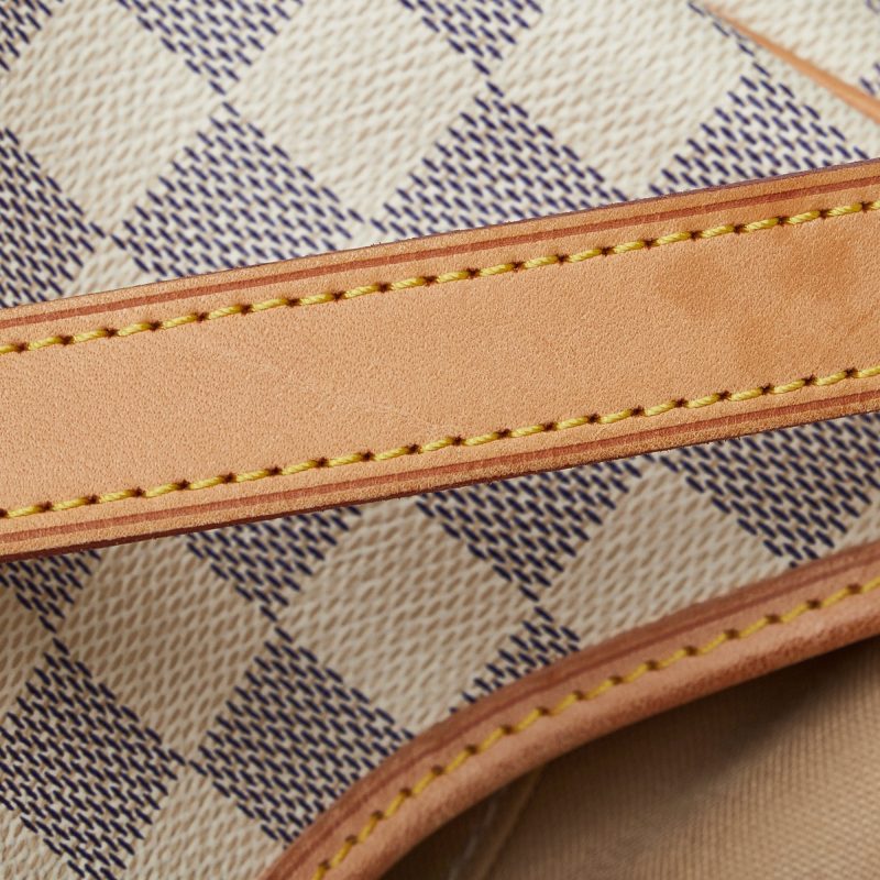 LOUIS VUITTON Damier Azur Saumur Crossbody Bag - Logoexplore - Image 9