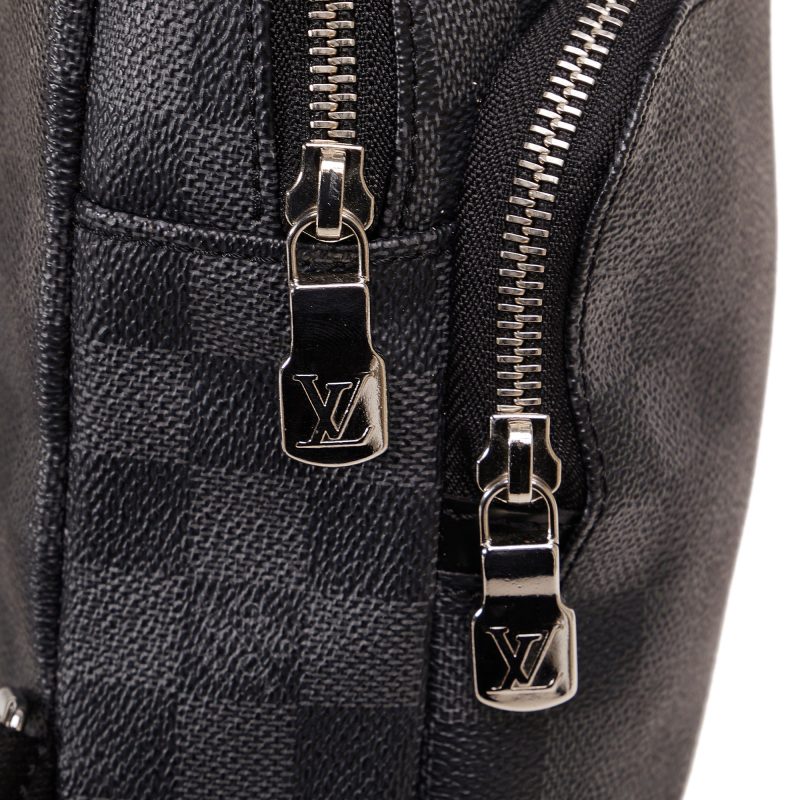 LOUIS VUITTON Damier Graphite Avenue Sling Crossbody Bag - Logoexplore - Image 8