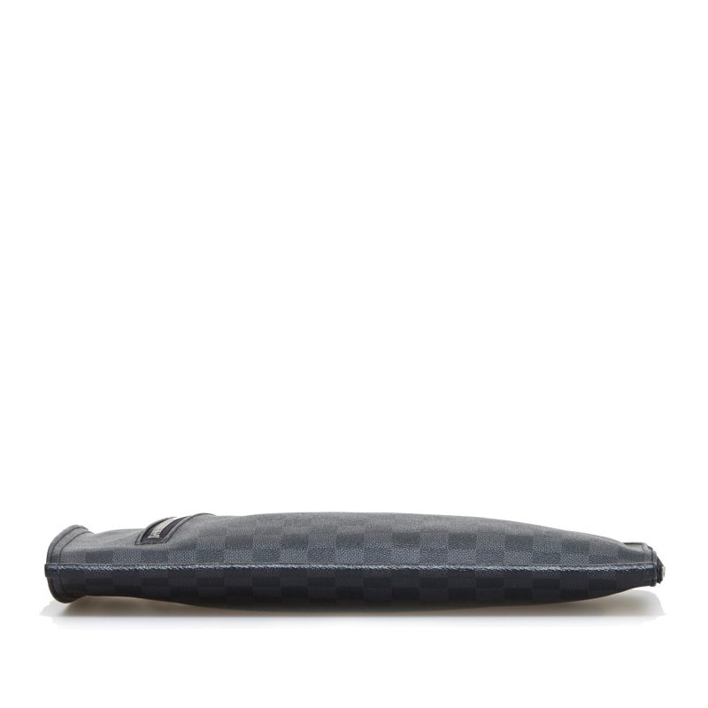 LOUIS VUITTON Damier Graphite Poche-Documents Portfolio Clutch Bag - Logoexplore - Image 4