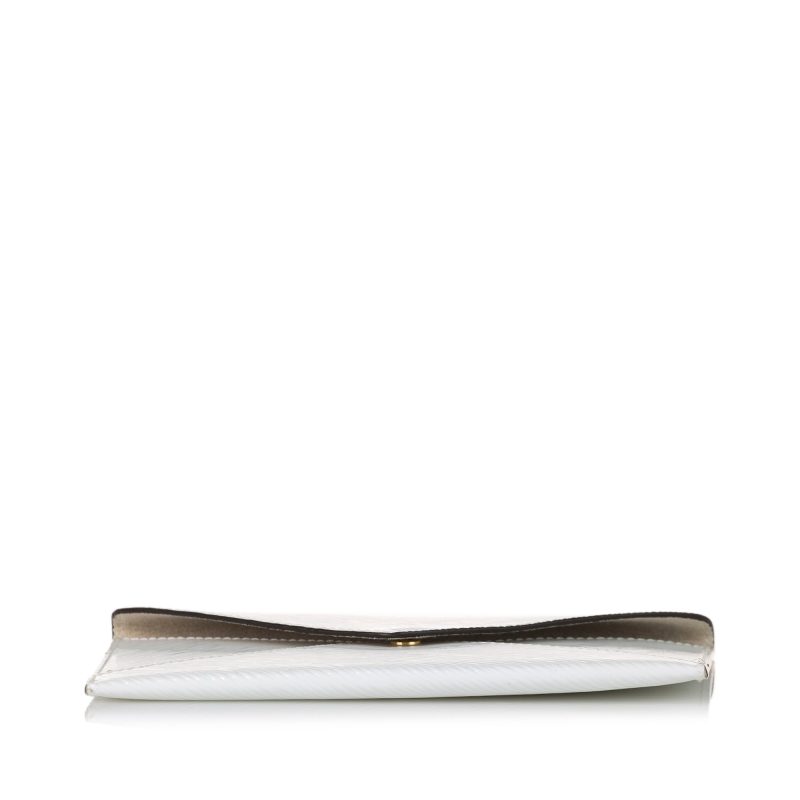 Louis Vuitton Envelope Clutch Electric White Epi - Logoexplore - Image 4