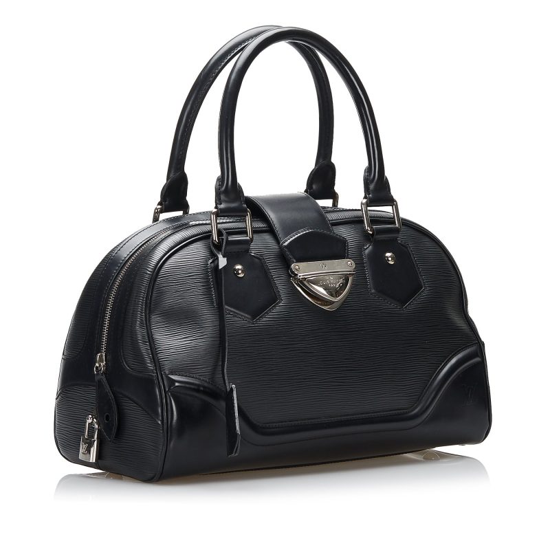 Louis Vuitton Bowling Montaigne GM Black Epi - Logoexplore - Image 2