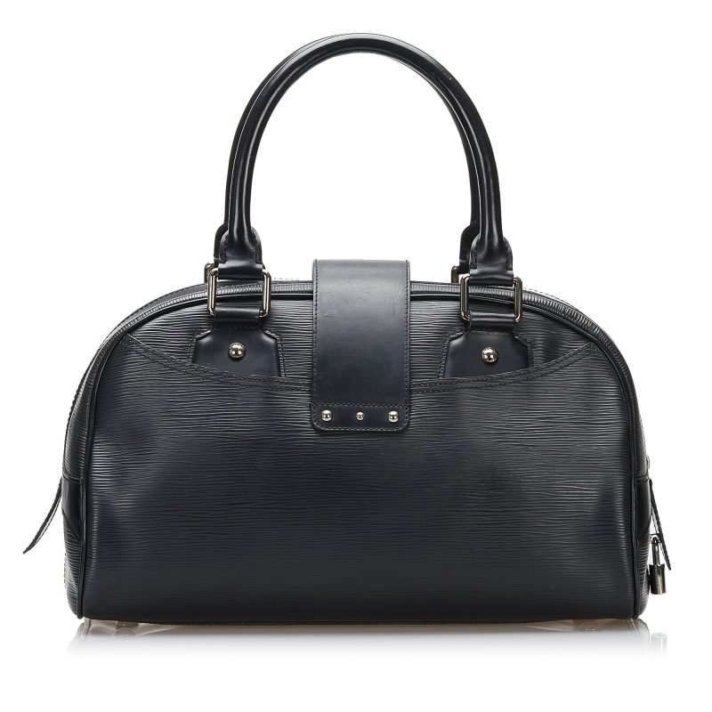 Louis Vuitton Bowling Montaigne GM Black Epi - Logoexplore - Image 3