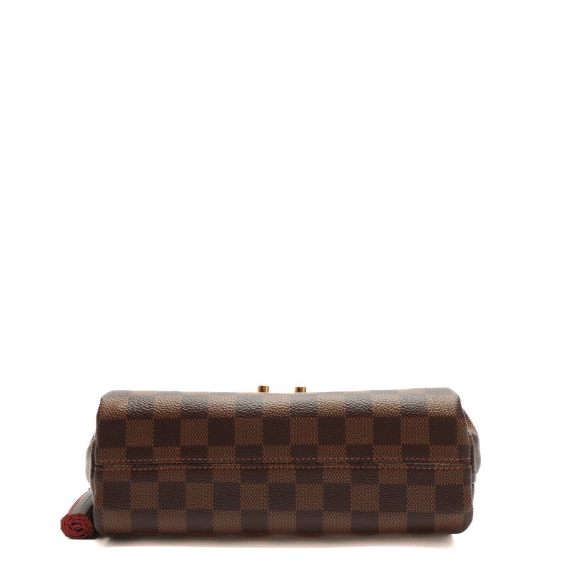 LOUIS VUITTON Croisette Top Handle Bag Damier Ebene - Logoexplore - Image 10