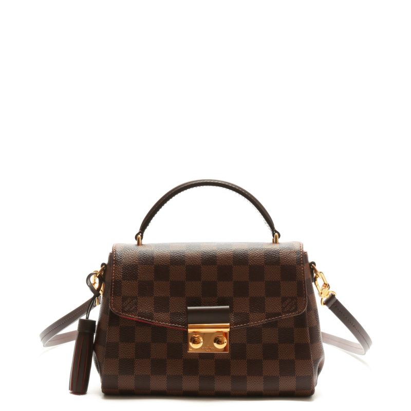 LOUIS VUITTON Croisette Top Handle Bag Damier Ebene - Logoexplore - Image 3