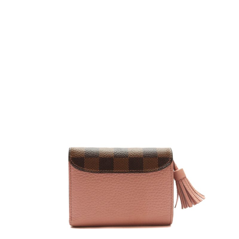 LOUIS VUITTON Croisette Compact Wallet-Damier Ebene w/ Magnolia - Logoexplore - Image 4