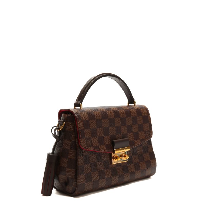 LOUIS VUITTON Croisette Top Handle Bag Damier Ebene - Logoexplore - Image 4