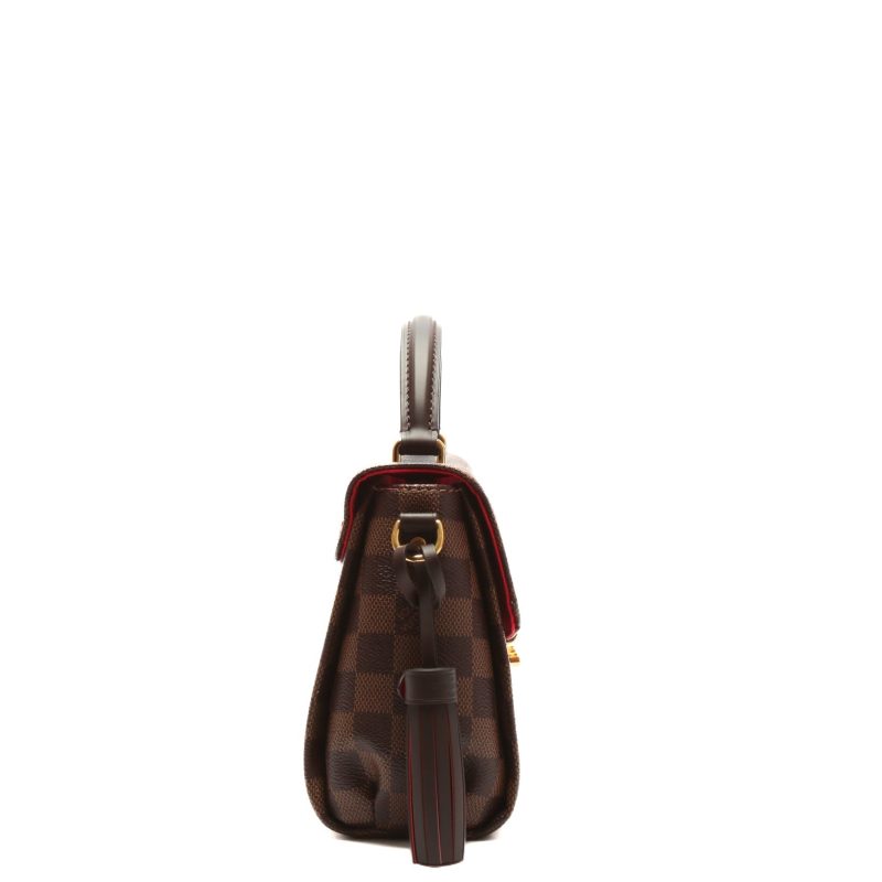 LOUIS VUITTON Croisette Top Handle Bag Damier Ebene - Logoexplore - Image 8