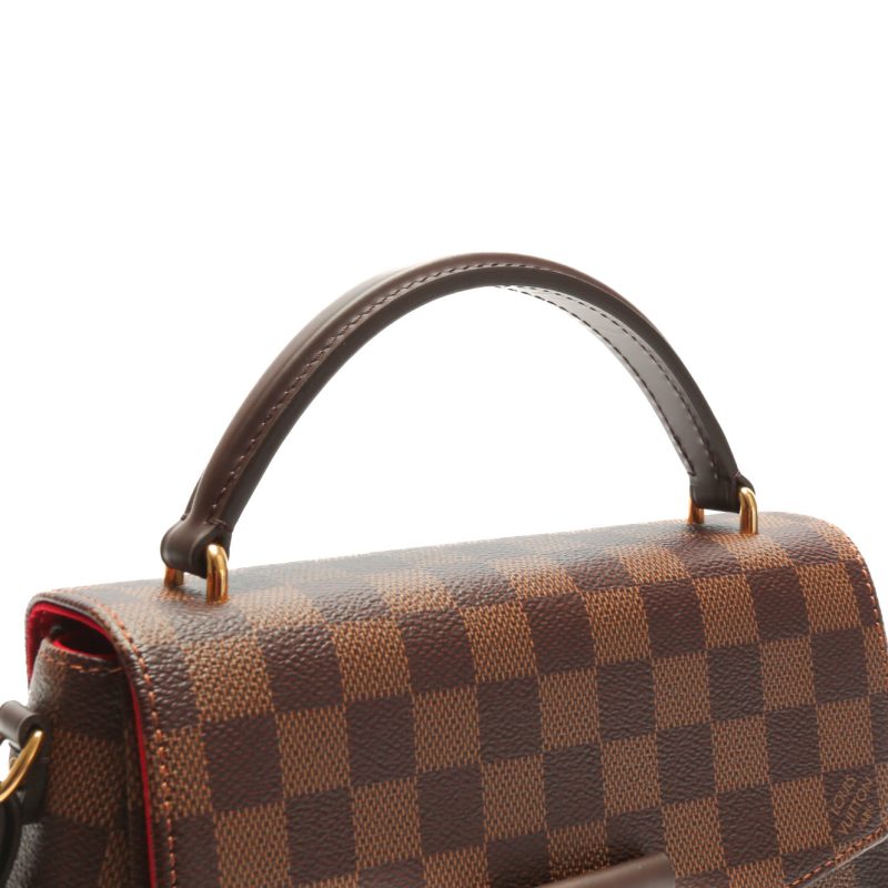 LOUIS VUITTON Croisette Top Handle Bag Damier Ebene - Logoexplore - Image 7