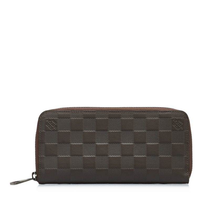 LOUIS VUITTON Damier Infini Zippy Wallet Small Wallets - Logoexplore