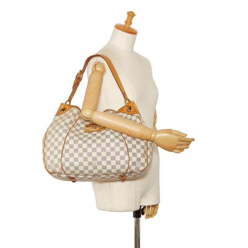 LOUIS VUITTON Damier Azur Galliera PM Shoulder Bag - Logoexplore - Image 10