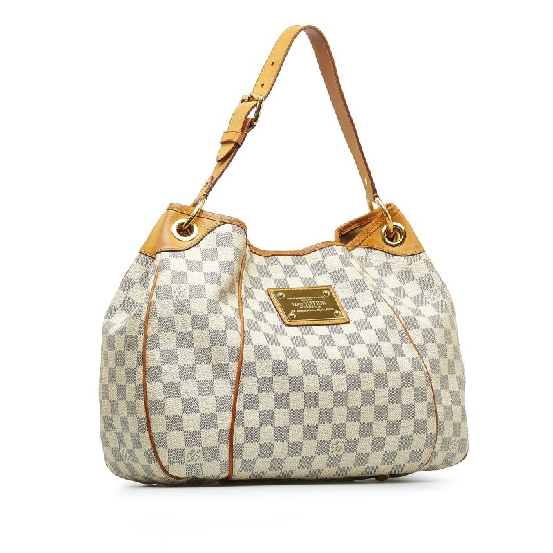 LOUIS VUITTON Damier Azur Galliera PM Shoulder Bag - Logoexplore - Image 2