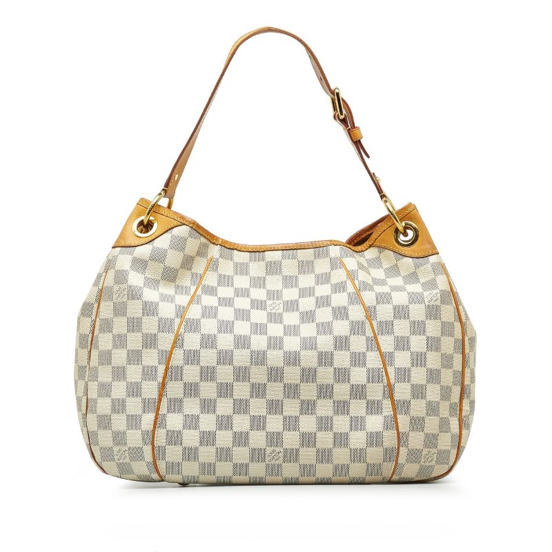 LOUIS VUITTON Damier Azur Galliera PM Shoulder Bag - Logoexplore - Image 3