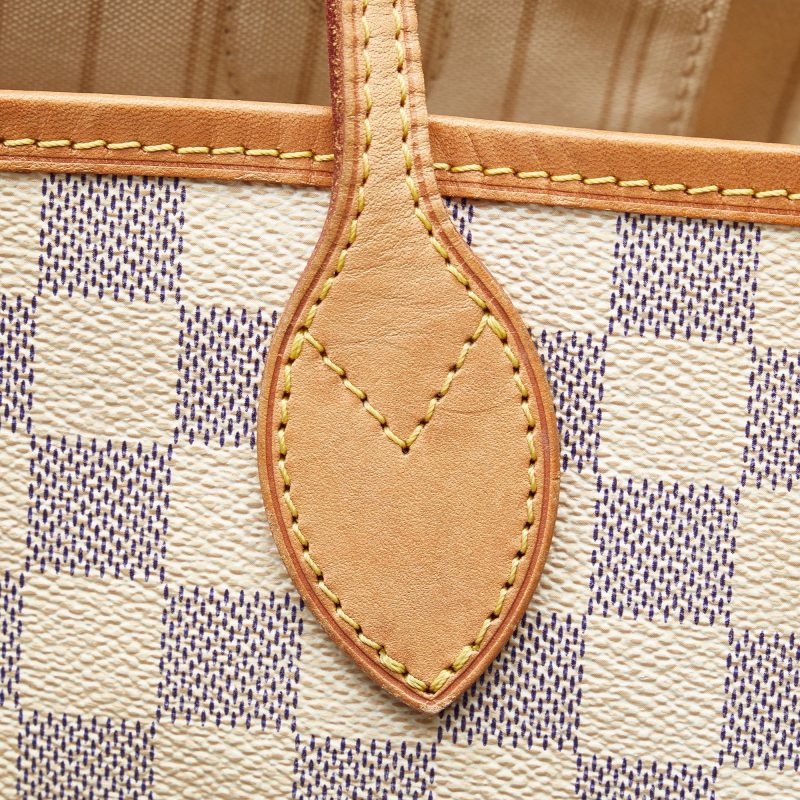 LOUIS VUITTON Damier Azur Neverfull MM Tote Bag - Logoexplore - Image 10
