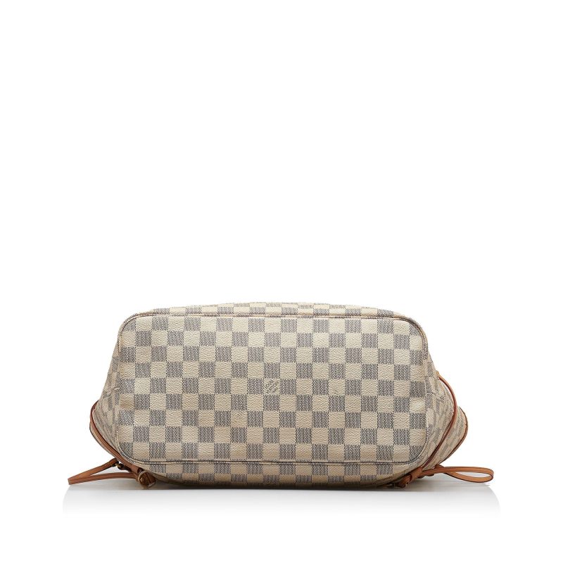 LOUIS VUITTON Damier Azur Neverfull MM Tote Bag - Logoexplore - Image 4