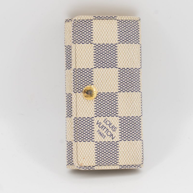 Louis Vuitton Damier Azur key holder - Logoexplore - Image 2