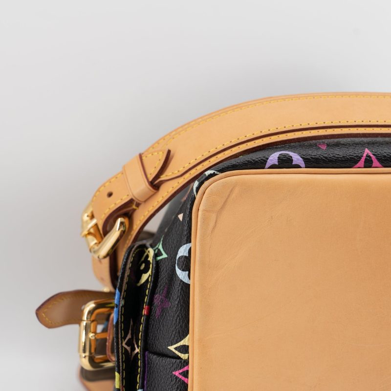 Louis Vuitton Black Monogram Multicolor Petit Noe Bag - Logoexplore - Image 9