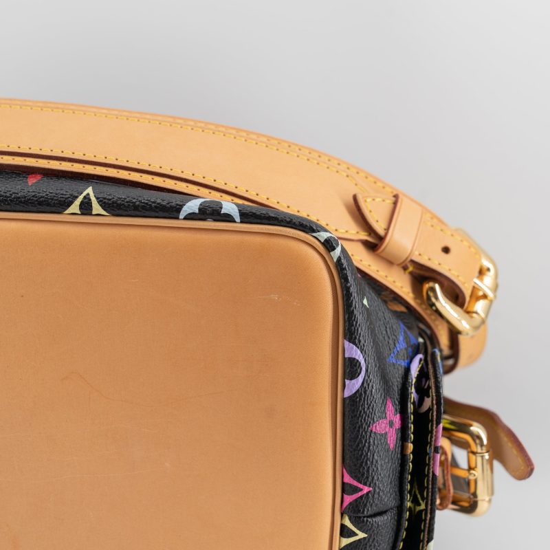 Louis Vuitton Black Monogram Multicolor Petit Noe Bag - Logoexplore - Image 10