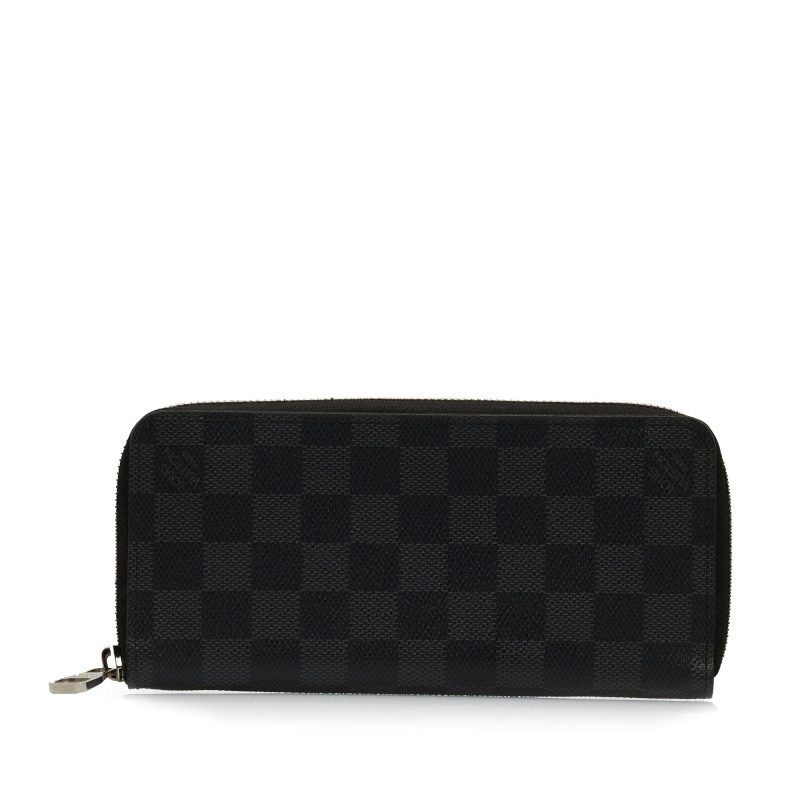 LOUIS VUITTON Damier Graphite Vertical Zippy Wallet Long Wallets - Logoexplore