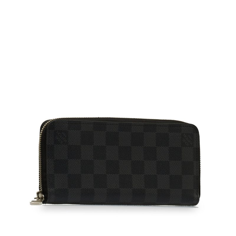 LOUIS VUITTON Damier Graphite Vertical Zippy Wallet Long Wallets - Logoexplore - Image 2