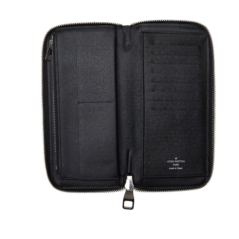 LOUIS VUITTON Damier Graphite Vertical Zippy Wallet Long Wallets - Logoexplore - Image 5